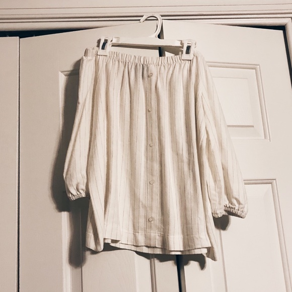 White off the shoulder top. - Picture 2 of 2